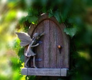 What's truely behind that 'fairy' door? Have you ever challenged them in Christ's Name?