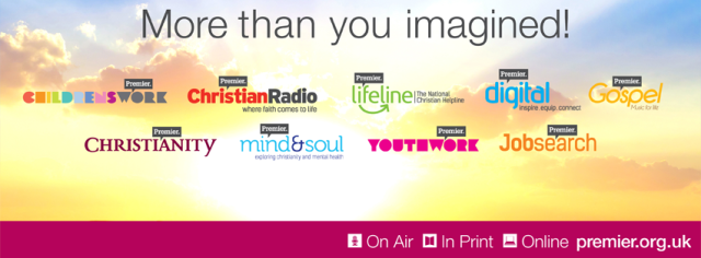 Premier Radio across the UK & online www.premier.org.uk