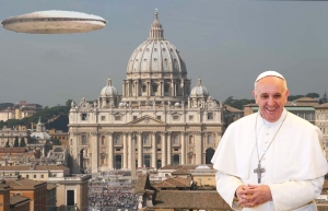 Vatican alien UFO mothership Pope